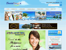 Tablet Screenshot of dentaltravel.com.ph